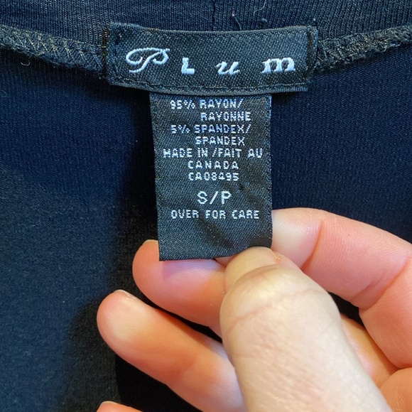 Plum Lightweight Open Front Cardi - Picture 2 of 4